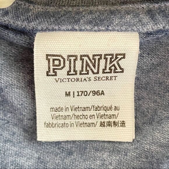 Victoria’s Secret PINK Burnout Gangsta Tank Top M - Picture 4 of 5